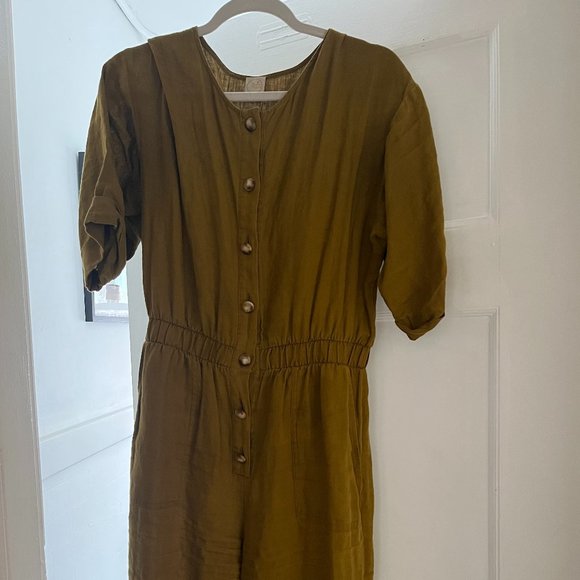 Des Petits Hauts Jumpsuit in Marigold (European Size 1/Small) - Picture 1 of 3